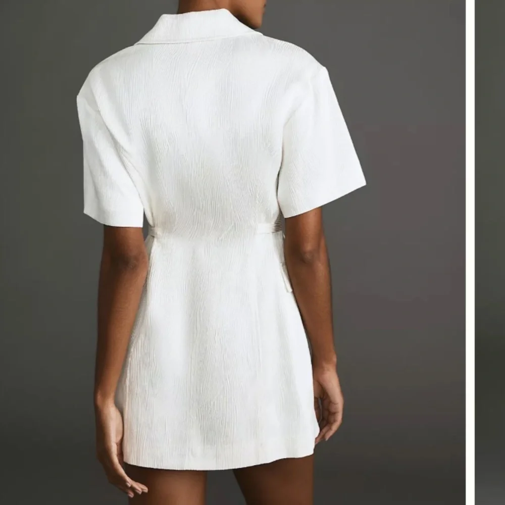 Lorenzo Short-Sleeve Belted‎ Blazer Dress Jacket by 4SI3NNA nwt